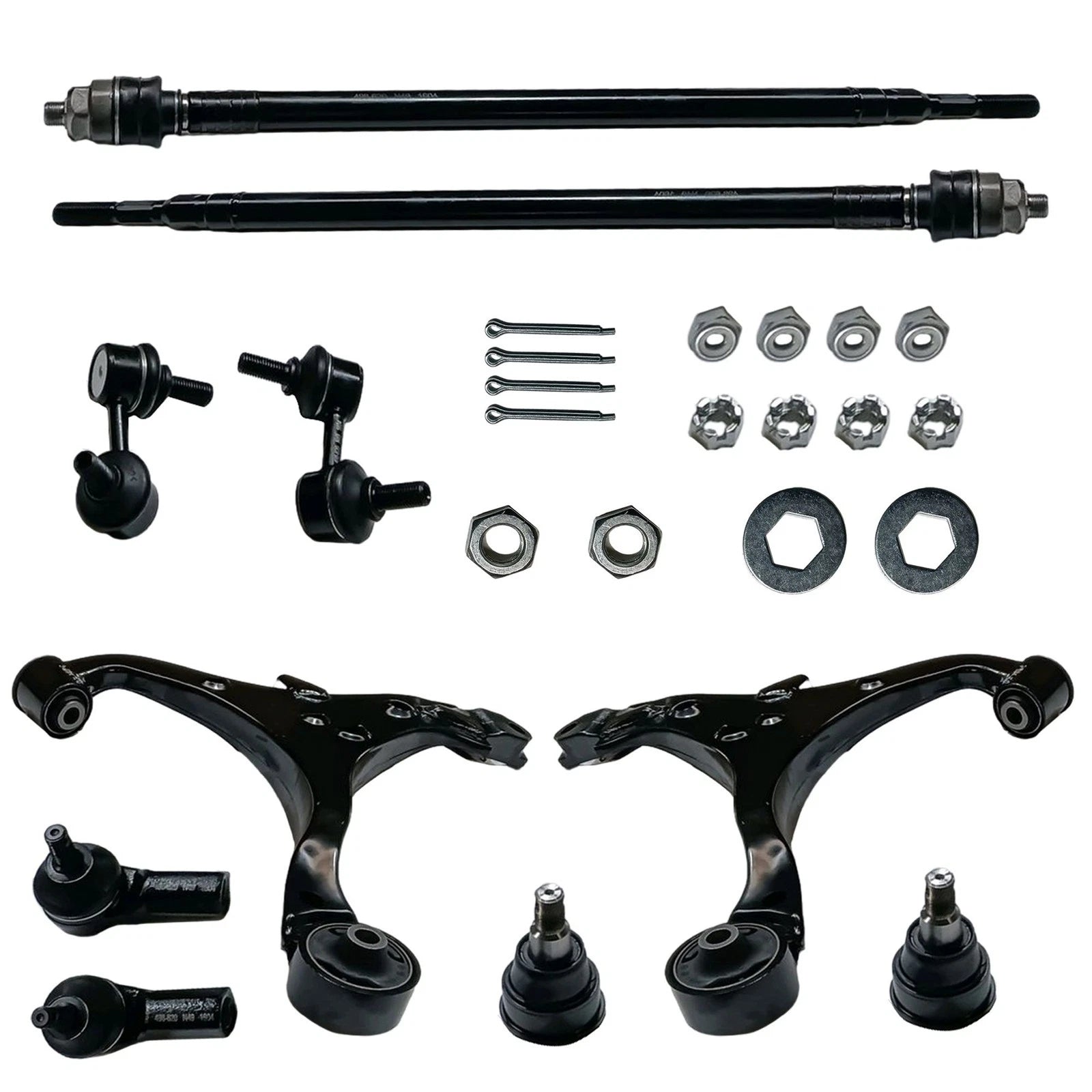 10pcs Front Lower Control Arms Sway Bars Tie Rods for Honda CR-V (2002–2006)