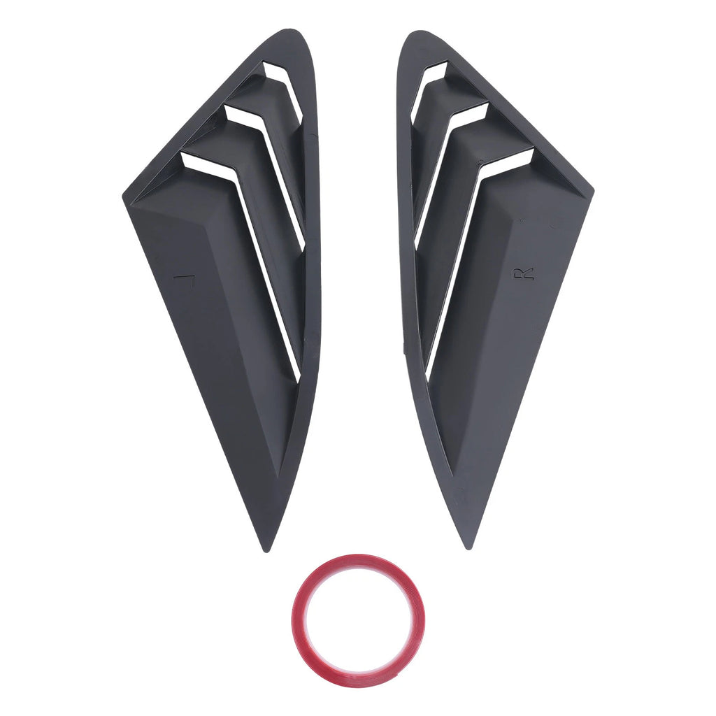 Car Window Louvers for Kia K5 (2021–2025) Privacy Gloss Black