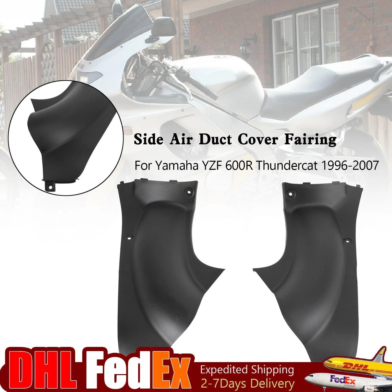Side Air Duct Cover Panel for Yamaha YZF600R Thundercat (1996–2007) U3