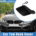 Tow Hook Eye Hole Cover for BMW 320i (2013–2018) - Plastic Black