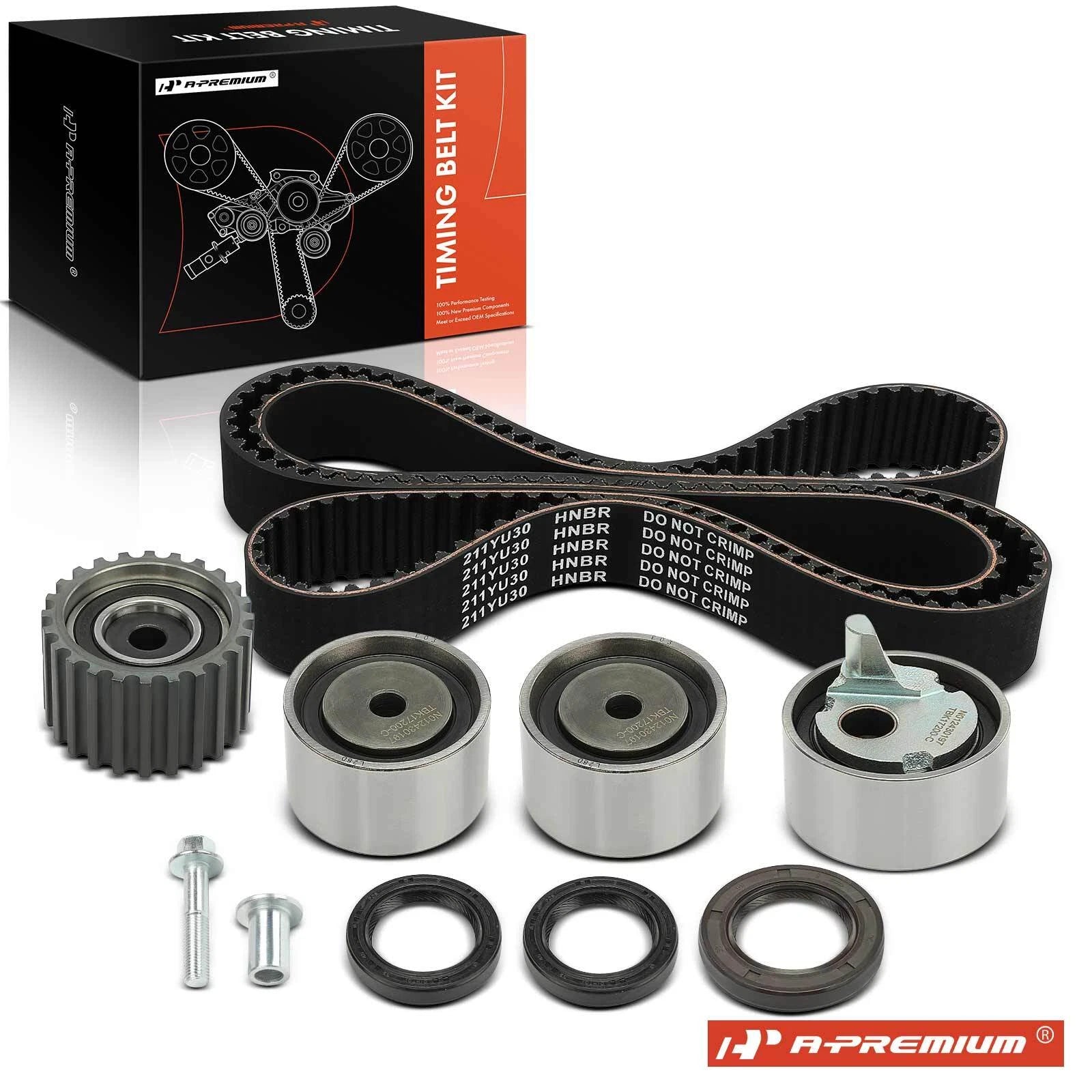 8x Timing Belt Kit for Subaru Impreza Legacy (1990–1993)