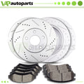 Brake Pads and Rotors Set for Chevrolet Impala, Oldsmobile Intrigue (Drilled)