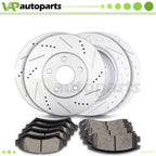 Brake Pads and Rotors Set for Chevrolet Impala, Oldsmobile Intrigue (Drilled)