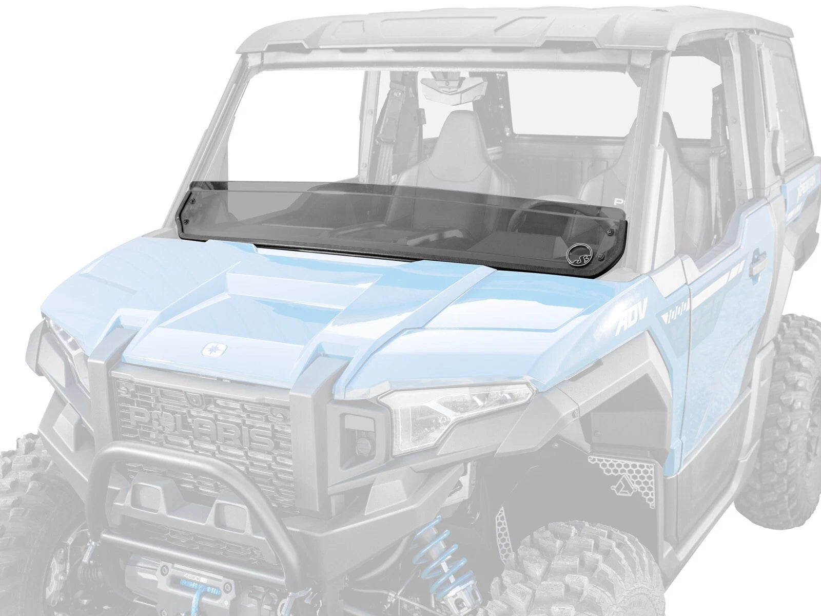 Half Windshield for Polaris Xpedition (2024–2024) - Dark Tint