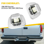 Chrome 12-LED License Plate Light for Chevy C/K 1500 2500 3500 (1988–1998)