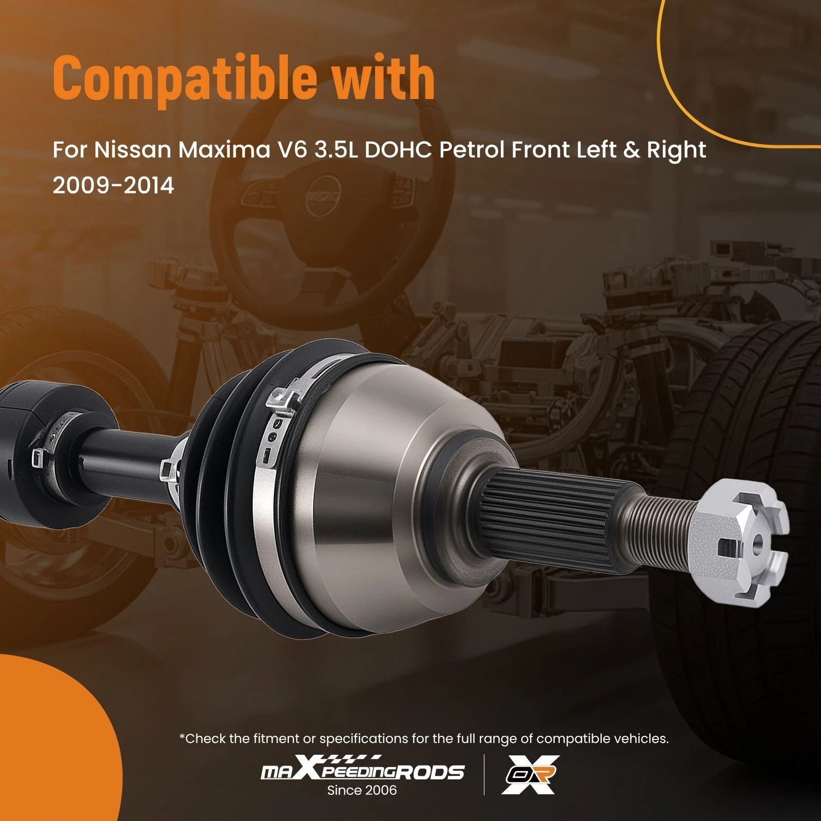 Front Right CV Axle Shaft for Nissan Maxima (2009-2014)