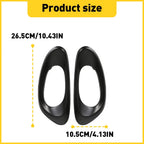 Set of 2 Front Inside Door Handle Trim Bezels for Chevy Trailblazer (2002-2009)