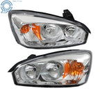Set of 2 Headlights for Chevy Malibu (2004–2008) Chrome Housing