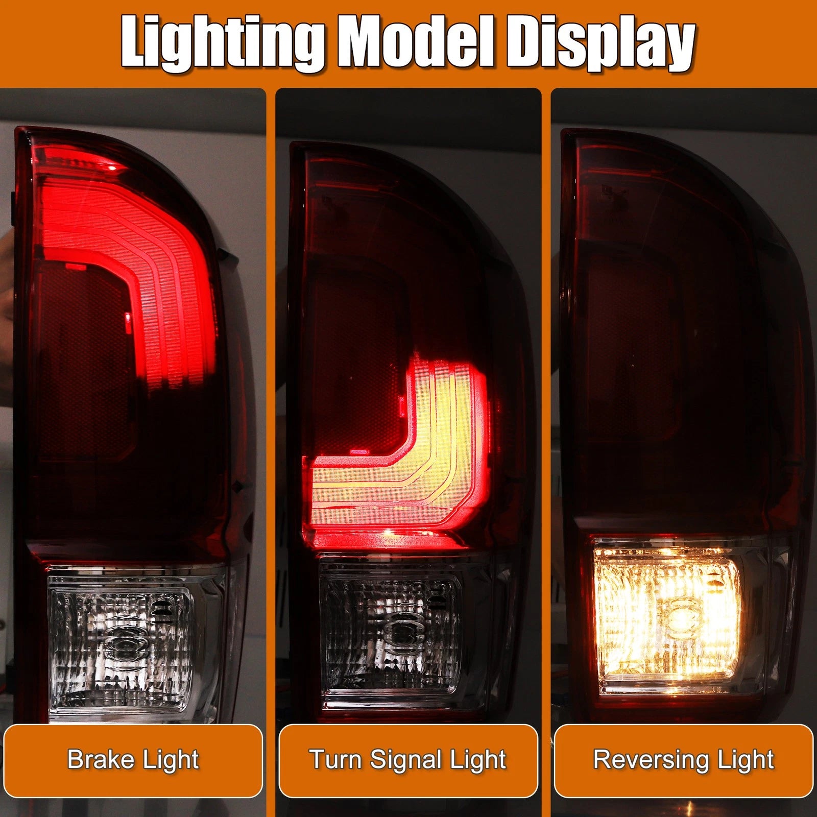 Left Side Tail Light Assembly for Toyota Tacoma (2016–2019) No. 81560-04170