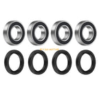 Set of 2 Front Wheel Bearings Seal for Kawasaki Mule 3000–4010
