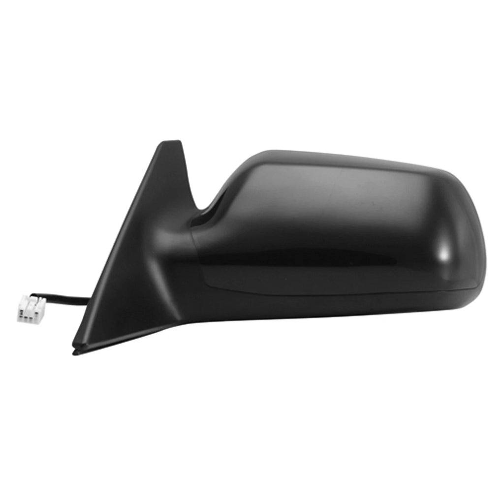 Replacement Black Driver Side Power Door Mirror w/o Heated Glass