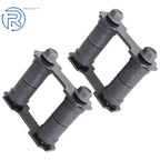 Set of 2 Rear Leaf Spring Shackles for Ford Mustang (1965–1973)