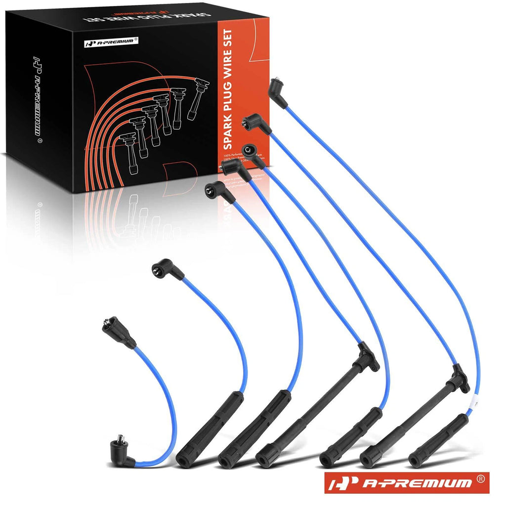 7x Spark Plug Wire Set for Nissan Pathfinder (1990–1995) D21 Pickup 3.0L