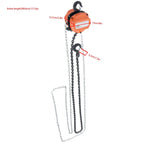 Chain Hoist 1100lb Capacity for Hoisting (10ft Lift)