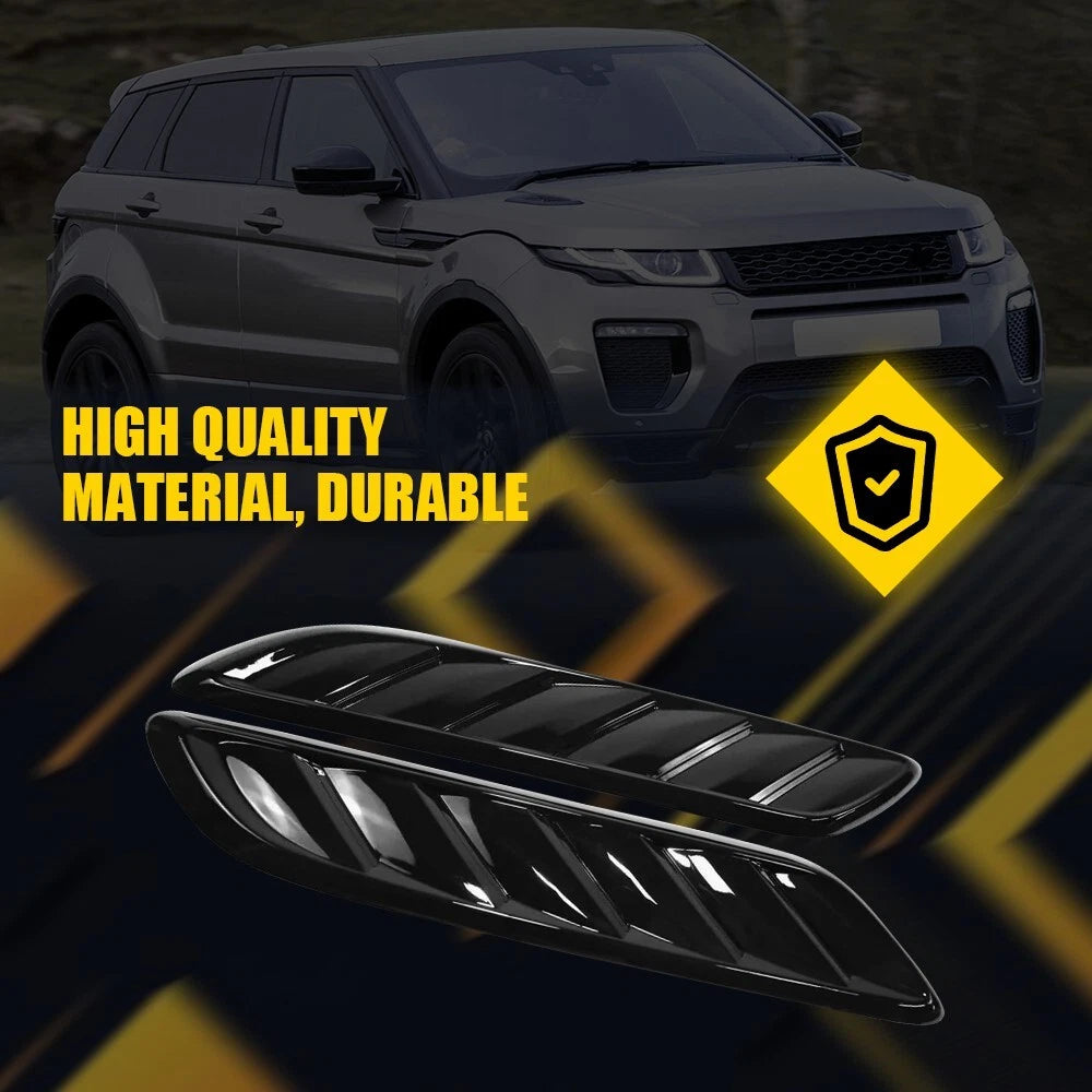 Glossy Black Hood Air Flow Vent Cover for Make Model (YYYY–YYYY)