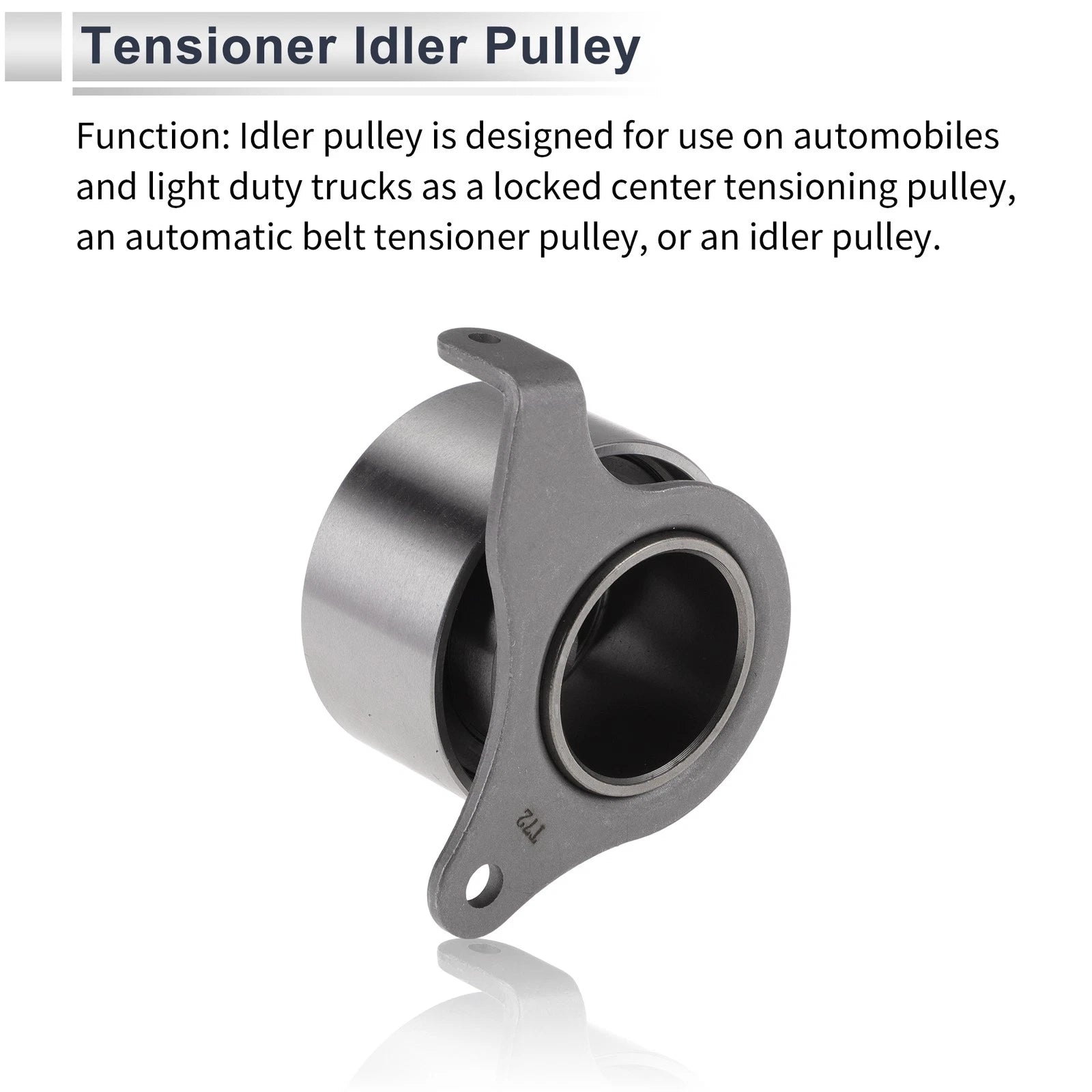 Drive Belt Idler Pulley for Toyota Corolla Sedan (1991–1999) No.1350511040