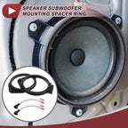 Set of 2 Speaker Spacer Ring Adaptors for Chevrolet Colorado (2015–2020) 6.5" ABS
