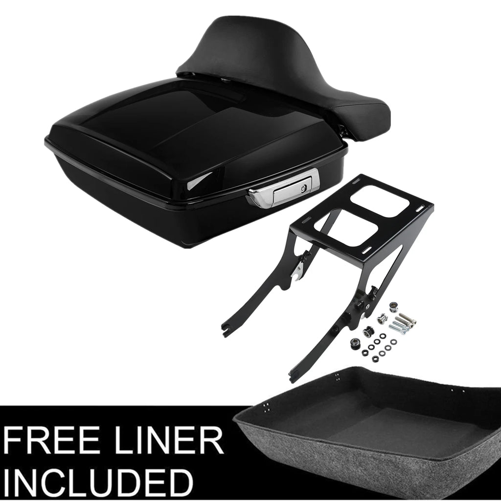 Chopped Trunk Pad Mount Rack for Harley Deluxe Heritage Classic (2018–2026)