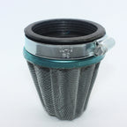 58mm Steel Chrome Pod Air Filter for PIT Trail Quad ATV Dune Buggy