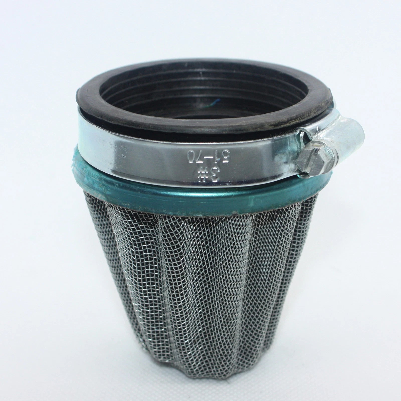 58mm Steel Chrome Pod Air Filter for PIT Trail Quad ATV Dune Buggy