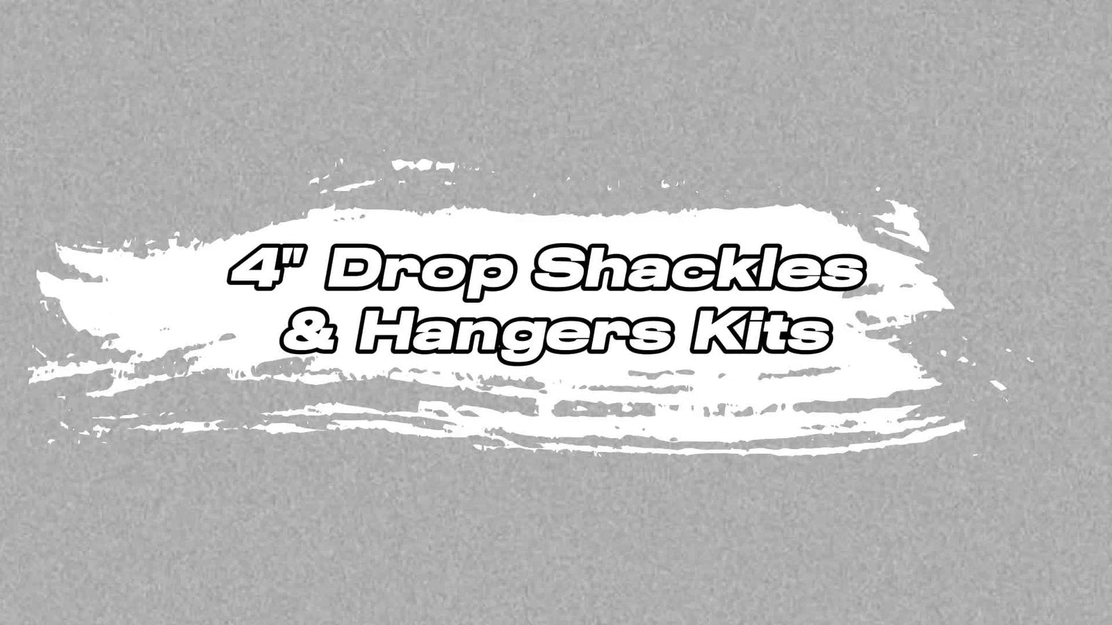 4" Drop Kit Leveling Lowering Shackles Hangers for Ford F150 F100 (1973–1996)