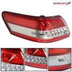 Set of 2 Red Rear Brake Tail Lights for Toyota Camry (2010–2011)