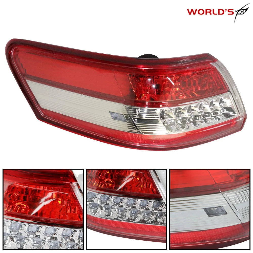 Set of 2 Red Rear Brake Tail Lights for Toyota Camry (2010–2011)