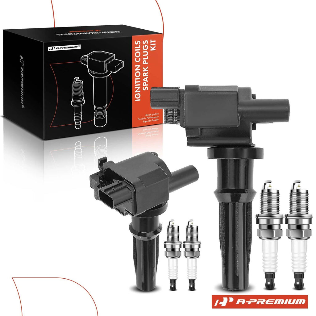 2X Ignition Coil & 4X Iridium Spark Plug for Kia Magentis (2001–2006)