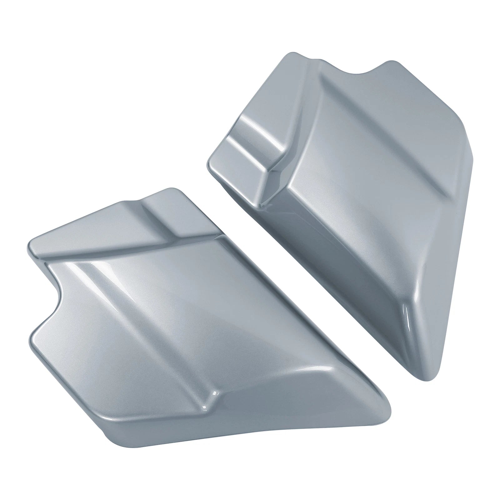 Battery Fairing Side Covers for Harley Touring (2009–2023) Barracuda Silver