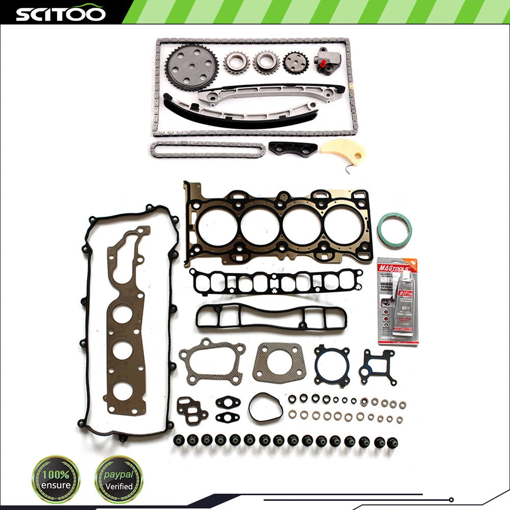 Timing Chain Kit with Head Gasket Set for Mazda CX-7, Mazdaspeed 3 & 6 (2007–2012)