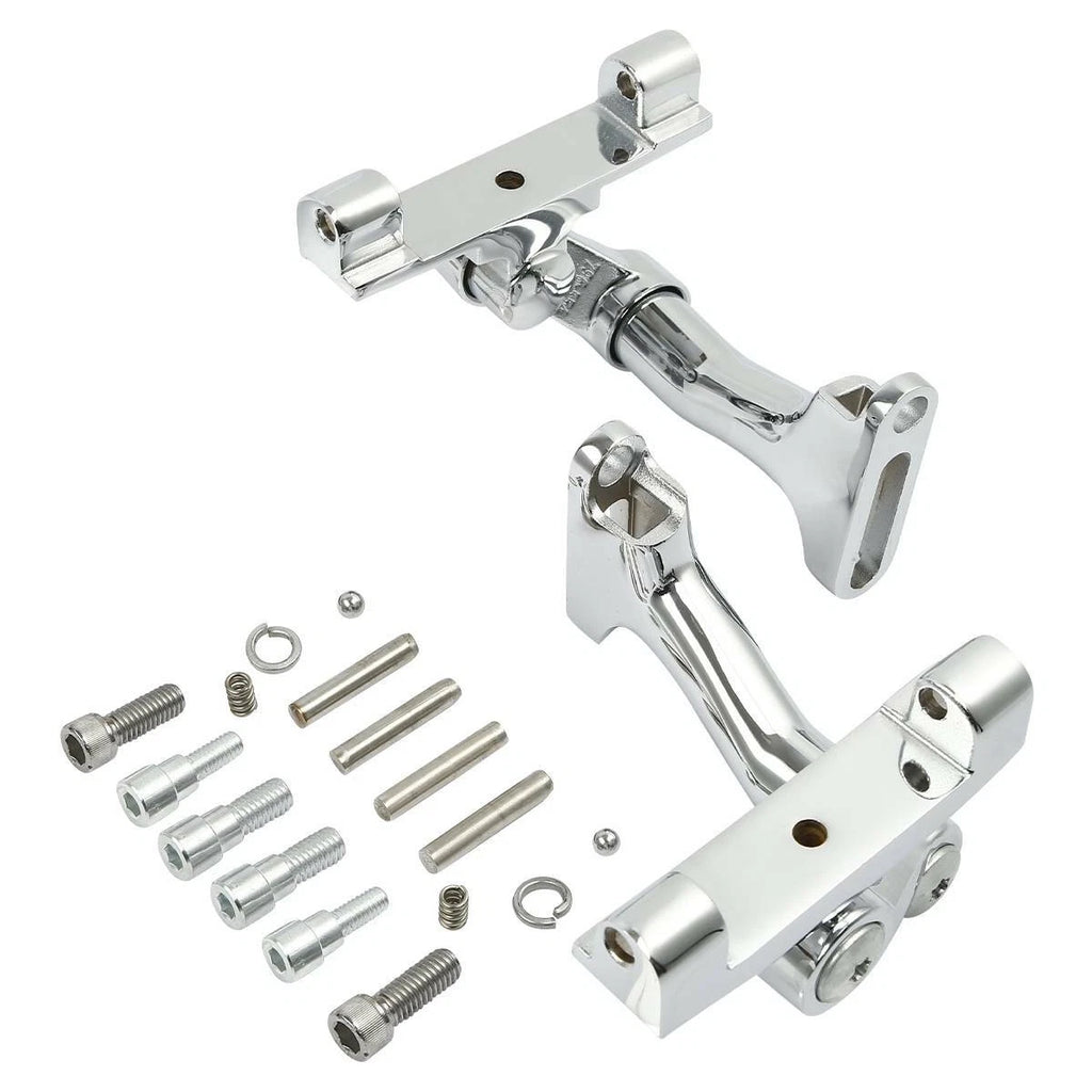 Rear Passenger Adjustable Floorboard Mounting Kit for Harley Touring (1993–2023)