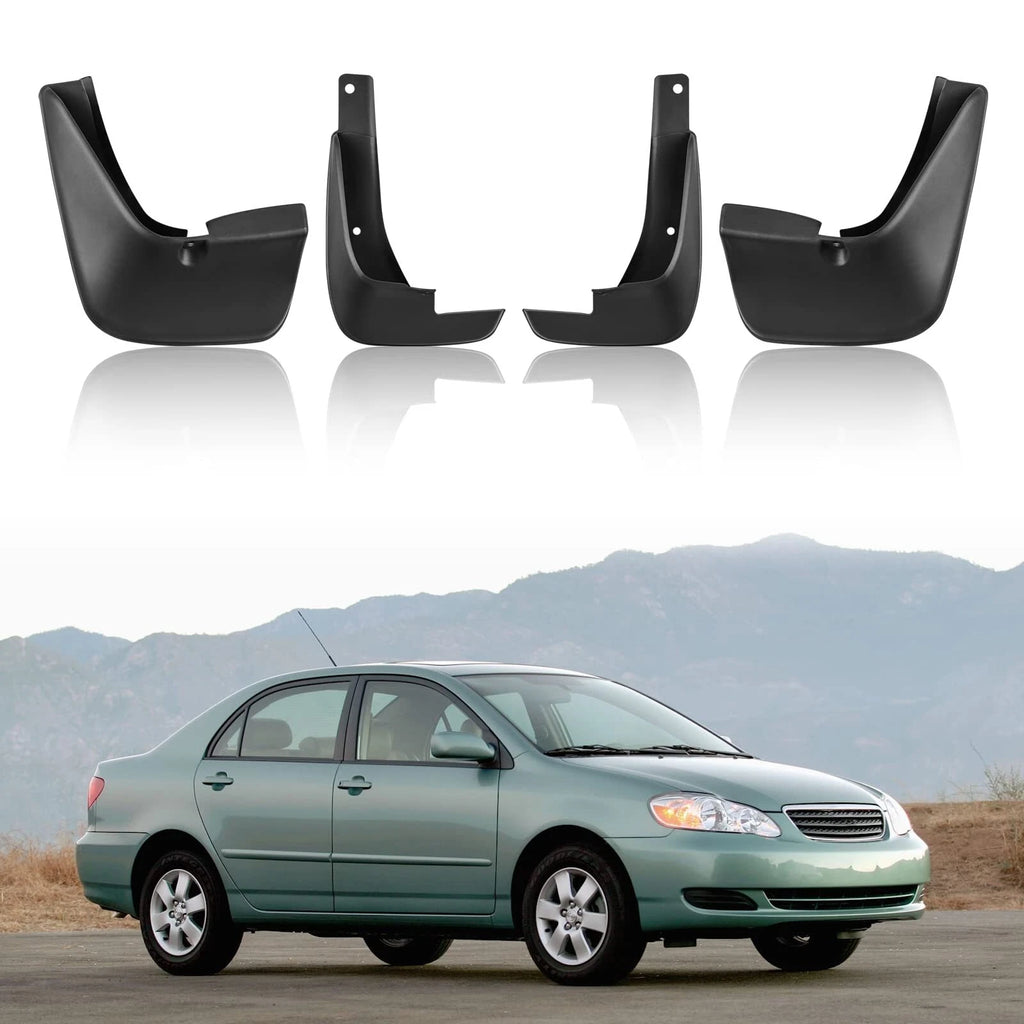 Set of 4 Mud Flaps Splash Guards for Toyota Corolla (2003–2008)