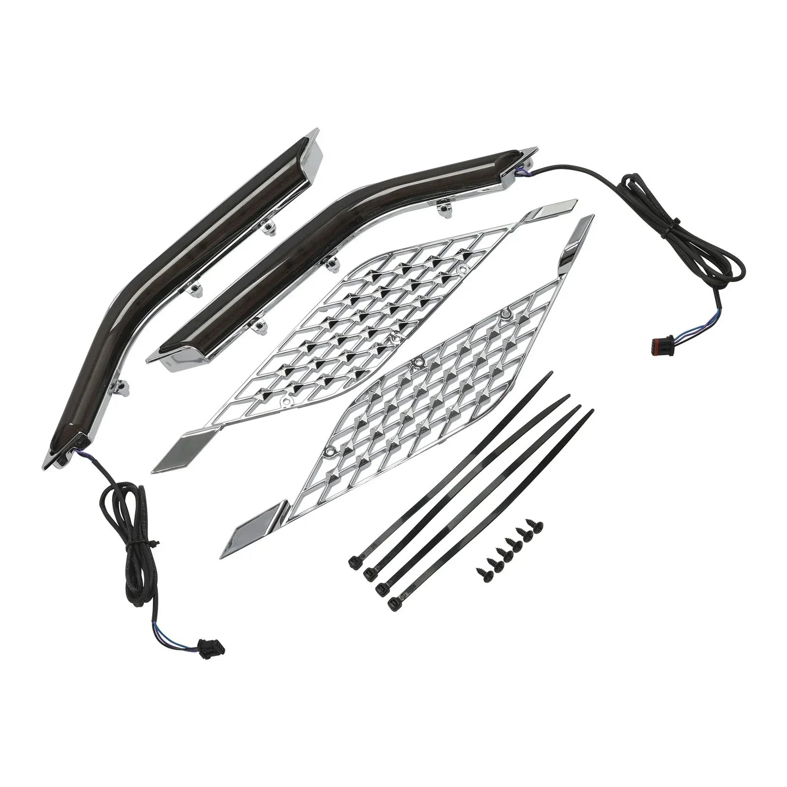 LED Radiator Grill Panel Lights for Honda Goldwing GL1800 Tour