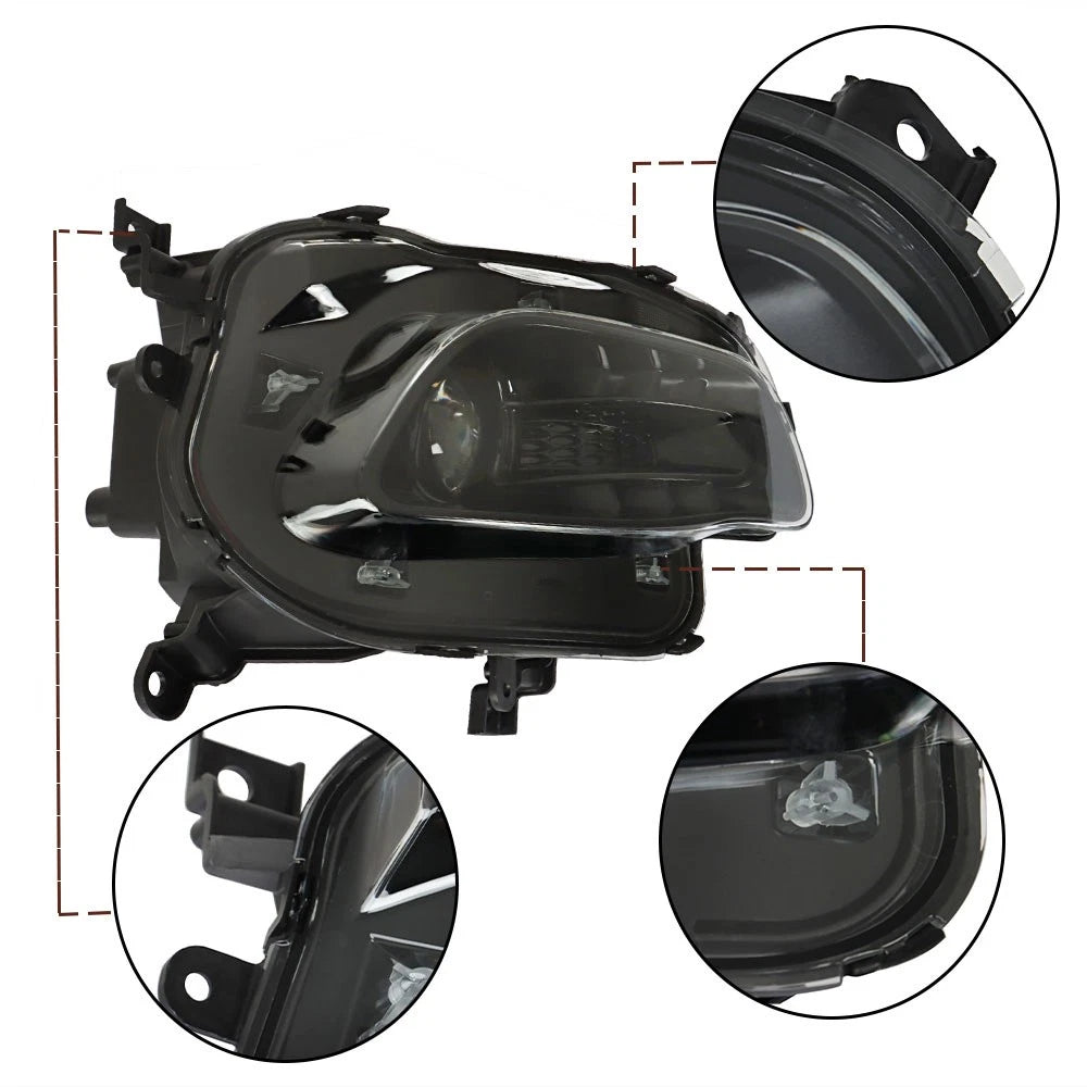 Right Headlight Assembly for Jeep Cherokee (2014â2018) Halogen Clear