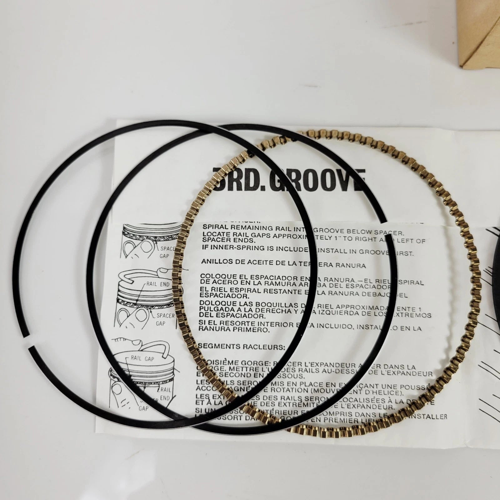 Screamin' Eagle Pro Twin Cam Stroker Piston Rings for Harley 103+