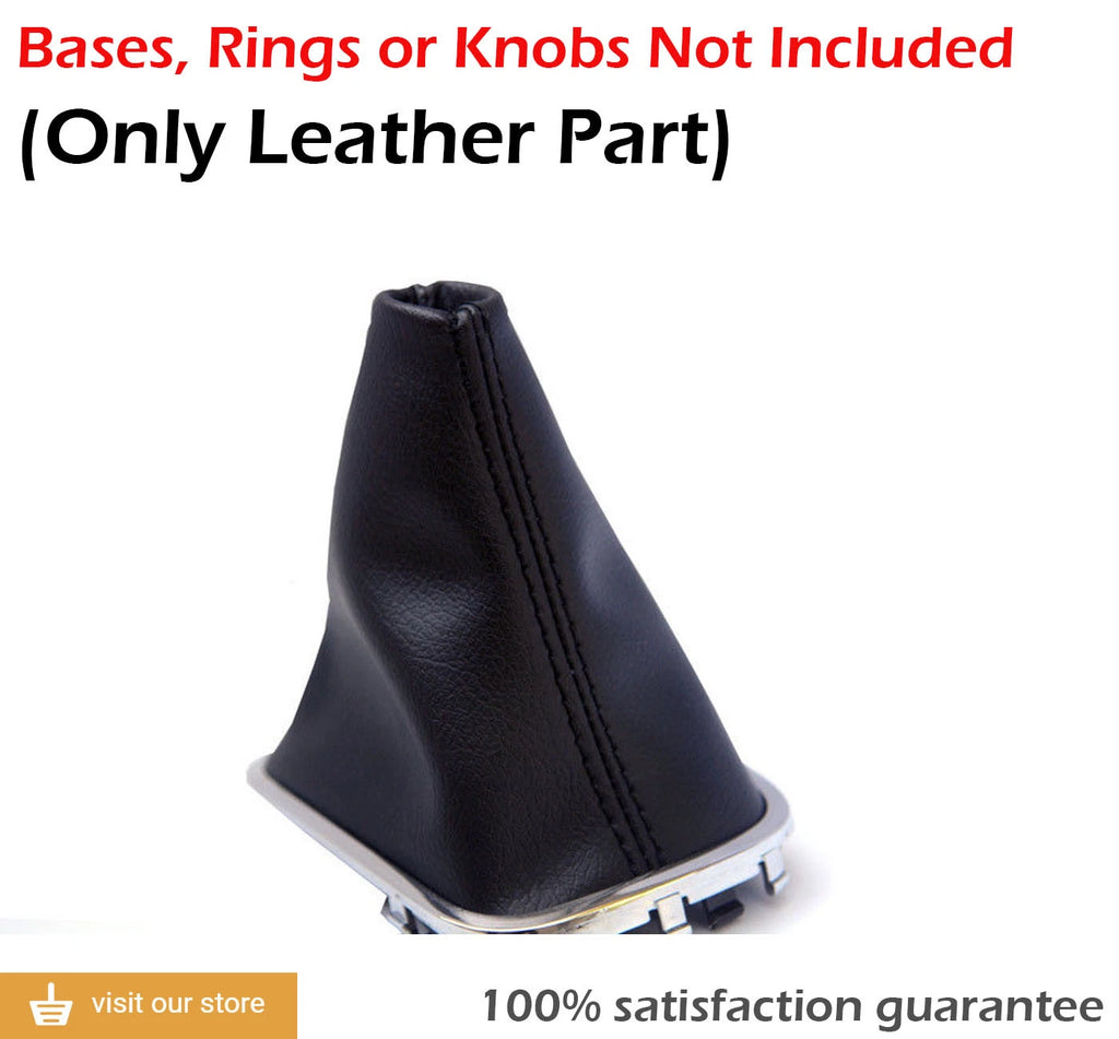 Leather Synthetic Automatic Shift Boot for Kia Forte (2010–2013) Black