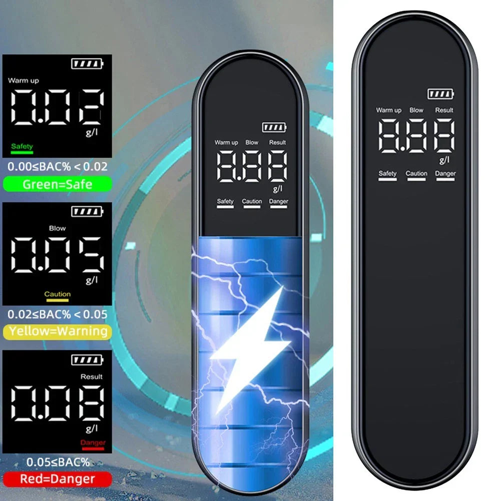 Non Contact Breathalyzer with High Sensitivity Sensor and Easy LCD Readout