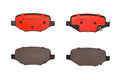 Set of 4 Brembo Rear Ceramic Disc Brake Pads for Chrysler Dodge Ram C/V (2011–2019)
