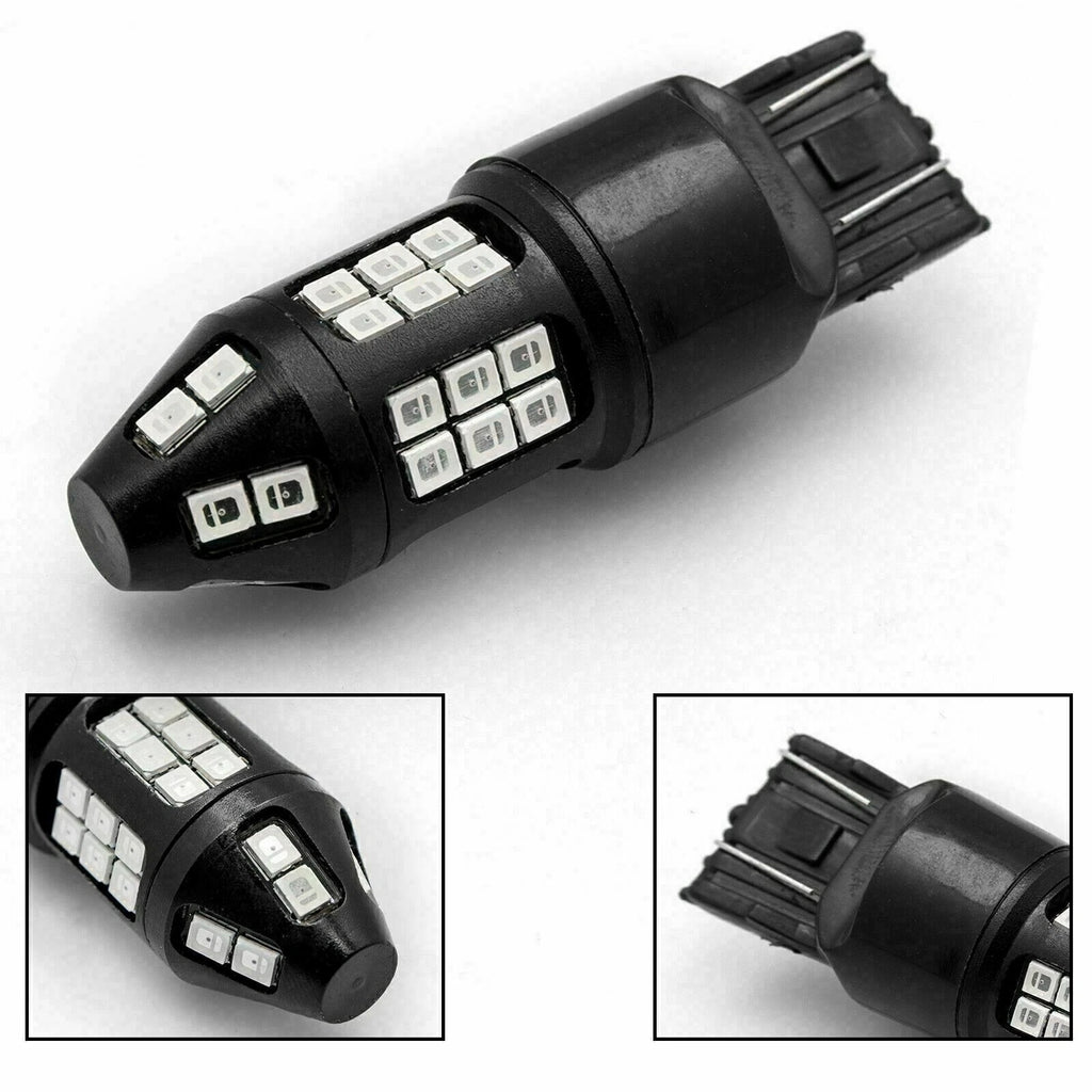 2x Strobe Blinking Red LED Brake Light Bulbs for Honda Civic CR-V (2012-2016)