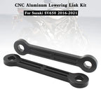 CNC Aluminum Lowering Link Kit 25mm for Suzuki SV650 (2016–2021)