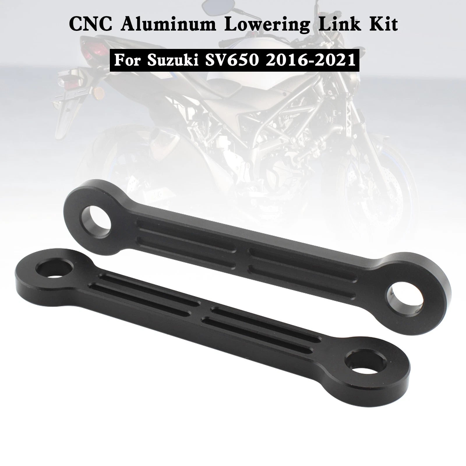 CNC Aluminum Lowering Link Kit 25mm for Suzuki SV650 (2016–2021)