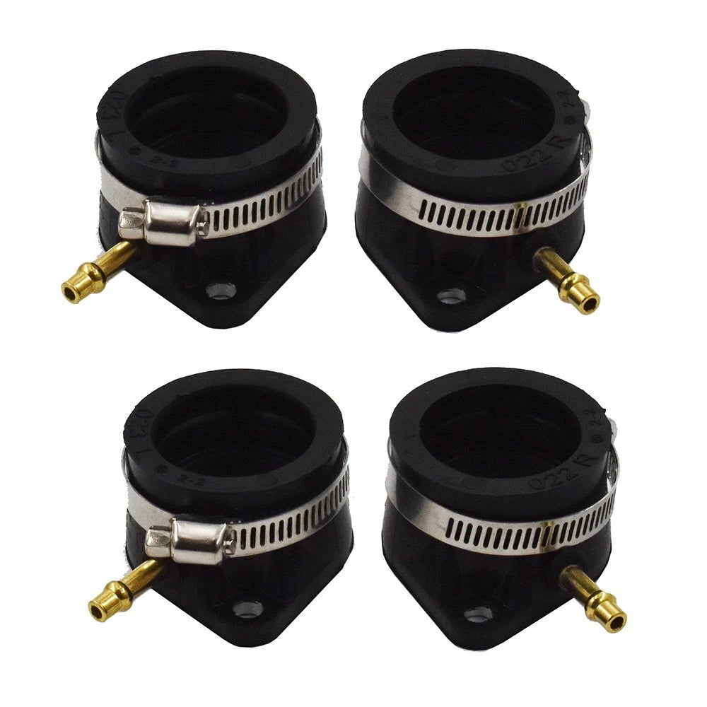 Set of 4 Carburetor Intake Manifold Boots for Kawasaki 1000 LTD Z1 KZ900 KZ1000
