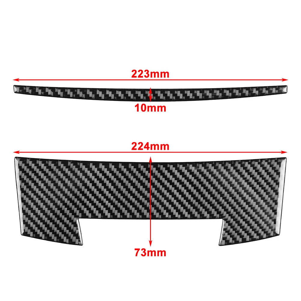 Carbon Fiber Interior Central Storage Box Cover Trim for Honda Accord (2013–2017)