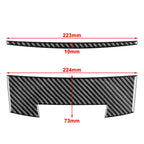 Carbon Fiber Interior Central Storage Box Cover Trim for Honda Accord (2013–2017)