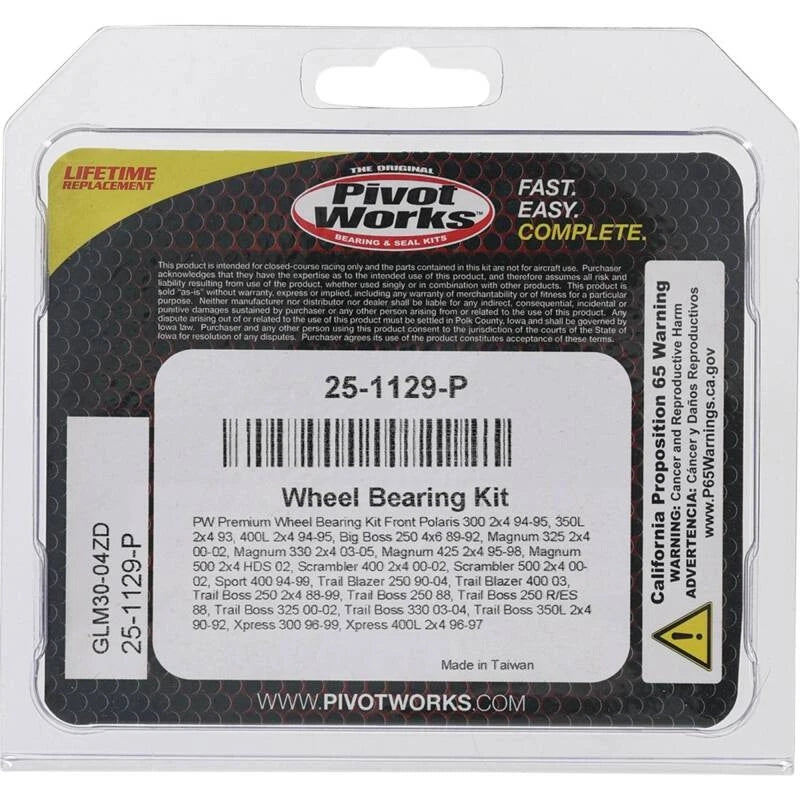 Pivot Works Premium Wheel Bearing for