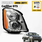 HID/Xenon Headlight with Bulb & Ballast for Cadillac DTS (2006–2011)