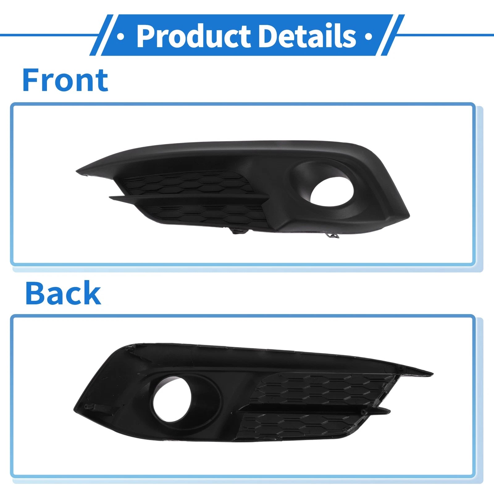 Front Left Fog Light Grill No. 71108TBAA10 for Honda Civic (2016–2018)