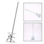 316L Stainless Steel Paint Stirrer Paddle for Drill (250mm Length, 8mm Shaft)