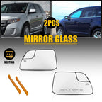 2X Heated Mirror Glass for Ford Edge MKX (2011–2014)