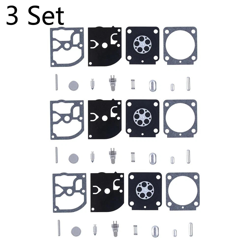 Set of 3 Carburetor Repair Kits for Stihl MS171 MS181 MS201 MS211 (RB-99 RB99)